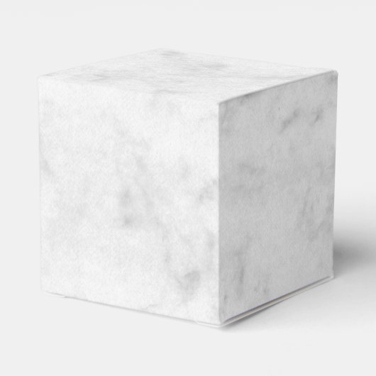 Gray Elegant Marble Wedding Bedankdoosjes (Achterkant)