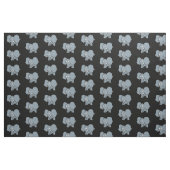 Gray Elephant Cartoon Pattern Stof (Fat Quarter)