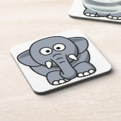 GRAY ELEPHANT DRANKJES ONDERZETTER (Linkerzijde)