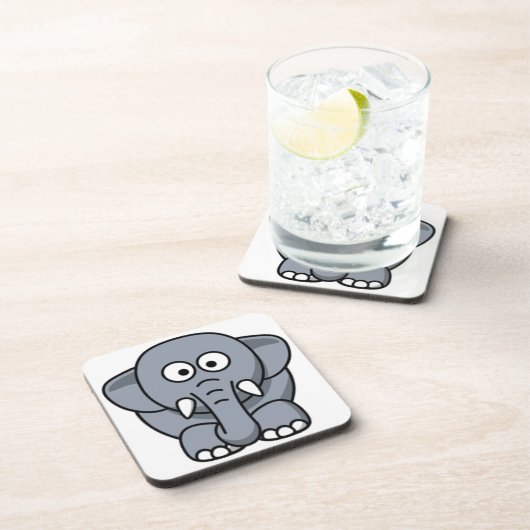 GRAY ELEPHANT DRANKJES ONDERZETTER (Rechterzijde)