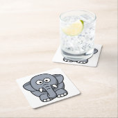 GRAY ELEPHANT KARTONNEN ONDERZETTERS (Insitu)