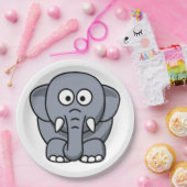 GRAY ELEPHANT PAPIEREN BORDJE (Feest)