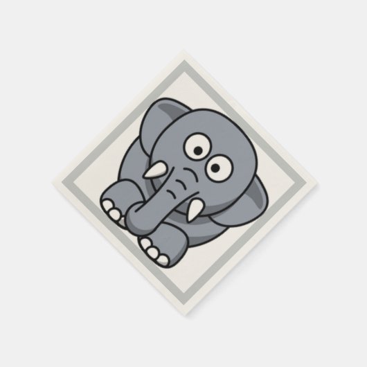 GRAY ELEPHANT SERVET (Hoek)