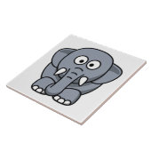 GRAY ELEPHANT TEGELTJE (Zijkant)
