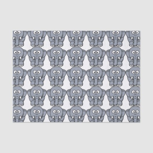 GRAY ELEPHANT TISSUEPAPIER (Voorkant)