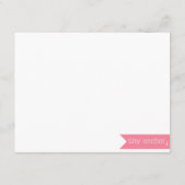 Gray en Mint Chevron Voordicaties en Advice Kaart (Achterkant)