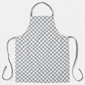 Gray en White Checkerboard Pattern Schort (Voorkant)