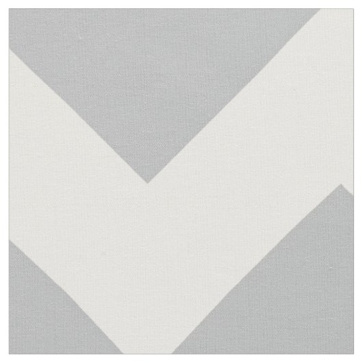 Gray en White Chevron Stripe Stof (Close Up)