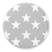Gray en White Star Pattern Ceramic Knobs Keramische Knop (Voorkant)