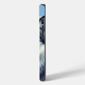 Gray en White Wolf Portrait Case-Mate iPhone Case (Achterkant / Links)