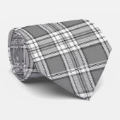 GRAY EN WITTE STROPDAS (Opgerold)