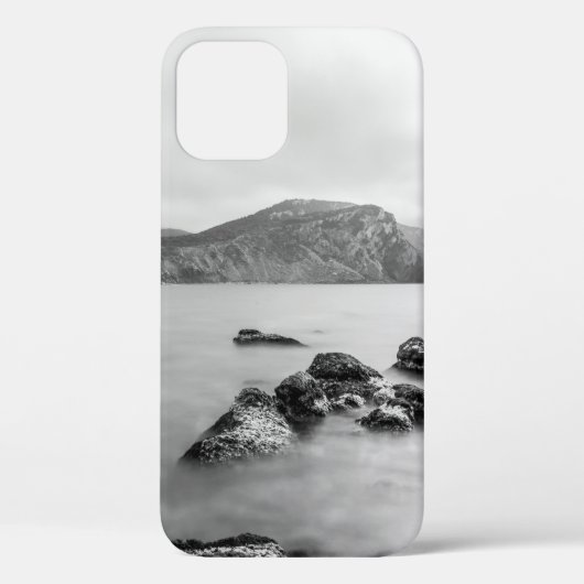 GRAY EN ZWARTE MOUNTAIN NEAU VAN LICHAAMWATER Case-Mate iPhone CASE (Achterkant)