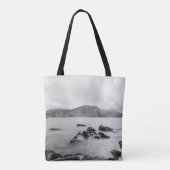GRAY EN ZWARTE MOUNTAIN NEAU VAN LICHAAMWATER TOTE BAG (Achterkant)