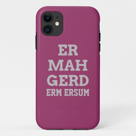 Gray Ermahgerd iPhone 5 Barely Daar Hoesje (Achterkant)