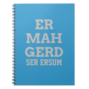 Gray Ermahgerd Notitieboek