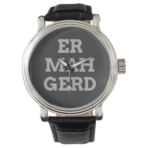 Gray Ermahgerd Watch Horloge