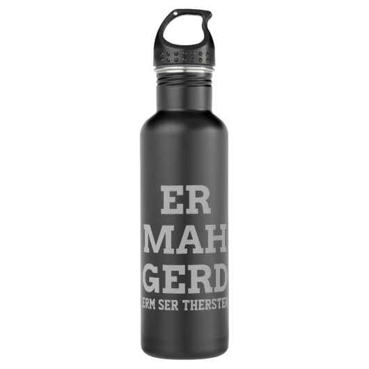 Gray Ermahgerd Waterfles (Voorkant)
