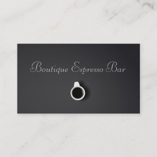 Gray Espresso Bar Coffee Shop - Visitekaartje (Voorkant)