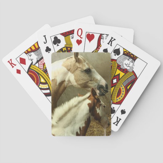 Gray Eventing Horse Deck of Cards Pokerkaarten (Achterkant)