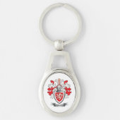 Gray Family Crest Coat of Arms Sleutelhanger (Voorkant)