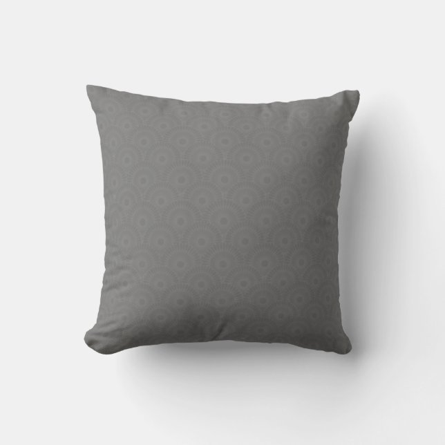 Gray Fan Pillow Kussen (Voorkant)