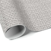 Gray faux burlap Landverpakkingspapier Cadeaupapier (Rol Hoek)