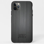 Gray Faux Wood Case-Mate iPhone Case (Achterkant)