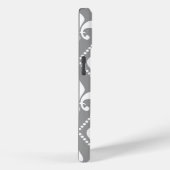Gray Fleur de Lis Case-Mate iPhone Case (Achterkant / Rechts)