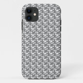 Gray Floral Case-Mate iPhone Case (Achterkant)