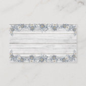 Gray Floral hoeveel Kisses Vrijgezellenfeest heeft Plaatskaartje (Achterkant)