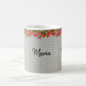 Gray Floral Mok (Center)