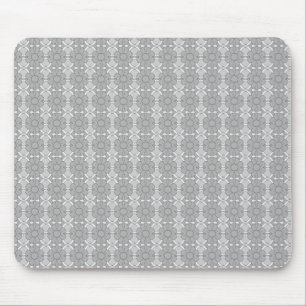 Gray Floral Pattern Muismat