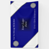 Gray Flower Ribbon door Kenneth Yoncich Spandoek (Verticaal)