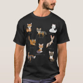 Gray Fox Kit Fox Tibetan Fox Arctic Fox Swift Fox T-shirt (Voorkant)