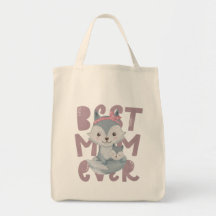 Gray Fox Mam en Cub - Beste Canvas tas van Mam Oog
