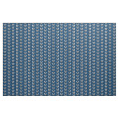 Gray French Bulldog Faces Navy Blue Stof (Yard (91,4 cm))