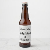Gray frost persoonlijke kerstmis bier etiket (Voorkant)
