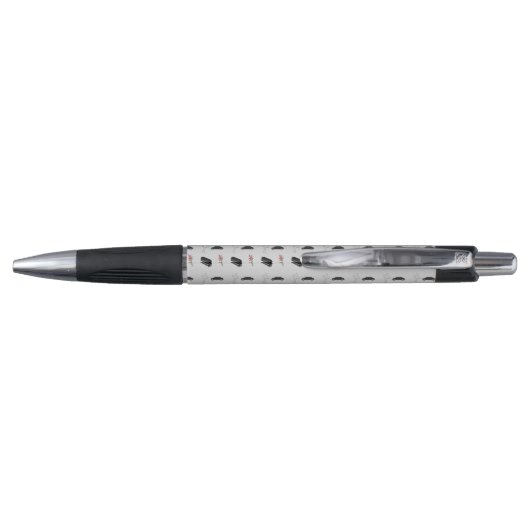 Gray funeral business pattern pen (Achterkant)