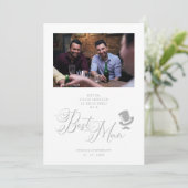 Gray Funny Foto Voorstel Weddenschap Beste man (Staand voorkant)