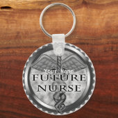 Gray Future Nurse Sleutelhanger (Voorkant)