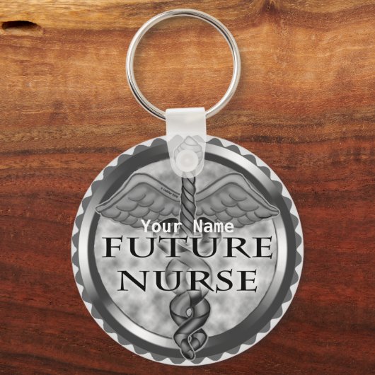 Gray Future Nurse Sleutelhanger (Voorkant)