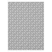Gray Galloping Horses Pattern Tafelkleed (Voorkant)