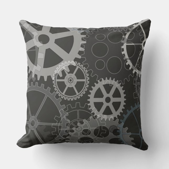 GRAY GEARS DESIGN Retro Sierkussen (Voorkant)