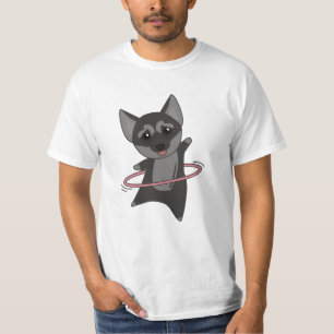 Gray German Shepherd Hullern Sports Tire Hula T-shirt