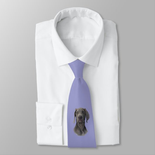 Gray Ghost Weimaraner Necktie Stropdas (Gebonden)