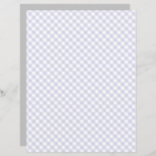 Gray Gingham Scrapbook Paper