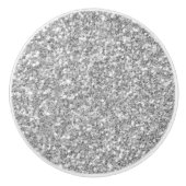 Gray Glitter Ceramic Knob. Keramische Knop (Voorkant)