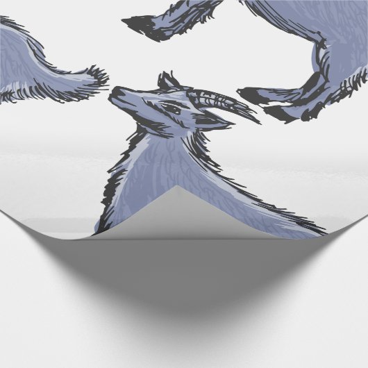 Gray Goat Sketch Cadeaupapier (Hoek)