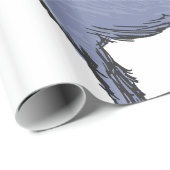 Gray Goat Sketch Cadeaupapier (Rol Hoek)