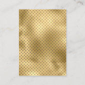 Gray Gold Foil Lace QR Code RSVP Weddenschap Websi Informatiekaartje (Achterkant)